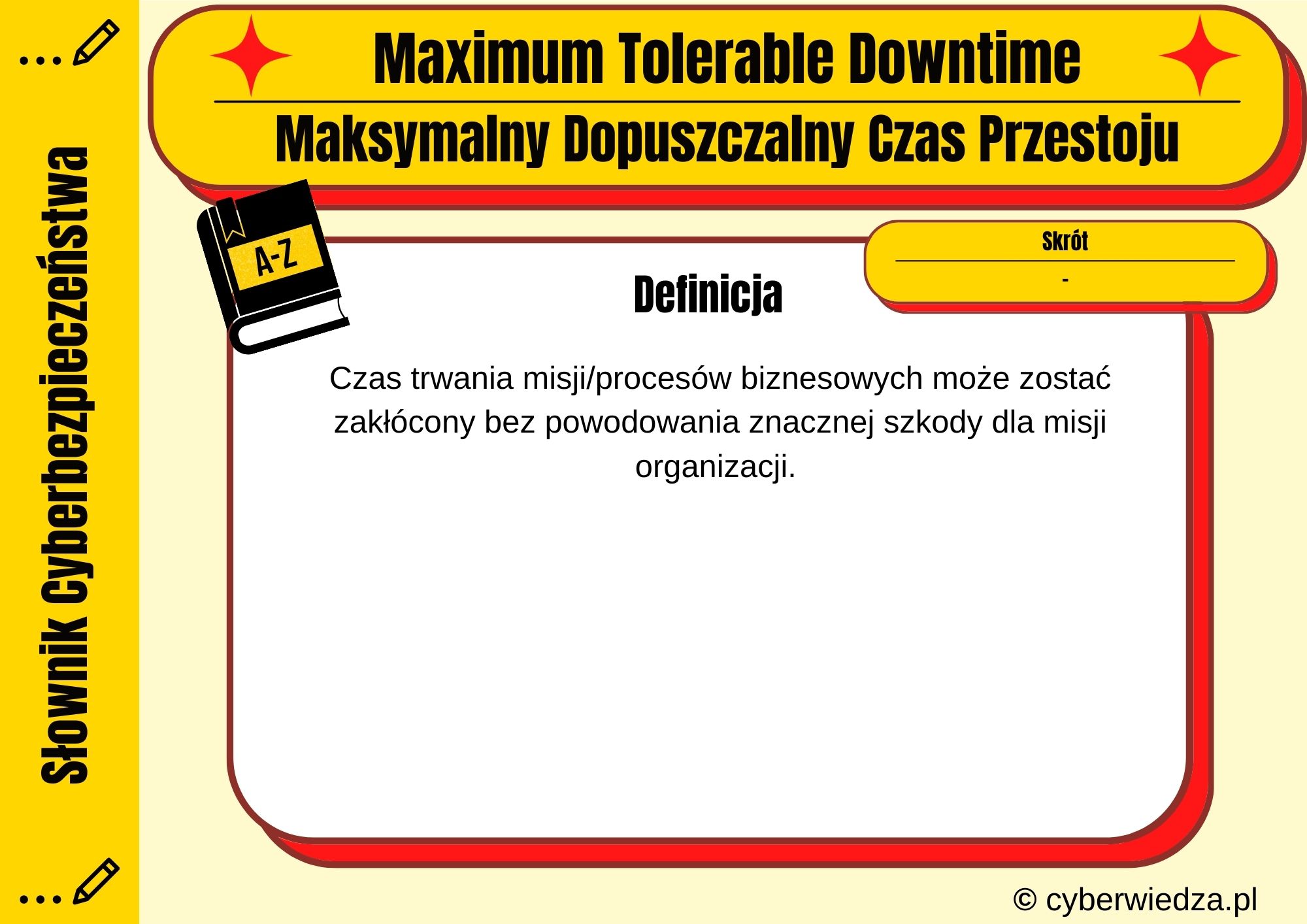 Maximum Tolerable Downtime