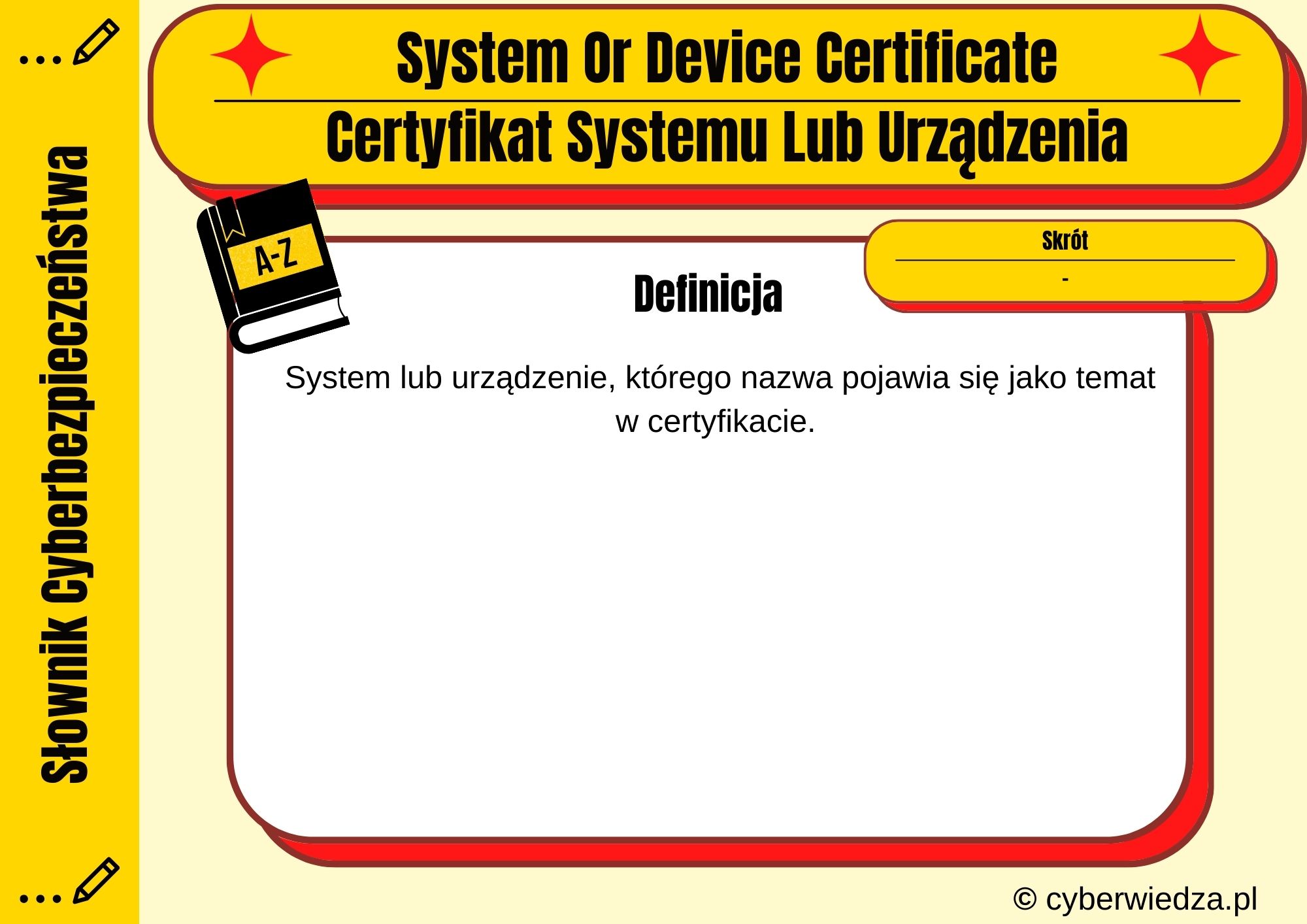 System Or Device Certificate